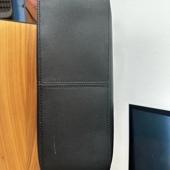 Michael Kors Laney Black Tote with Gold Accents - Picture 8 of 10